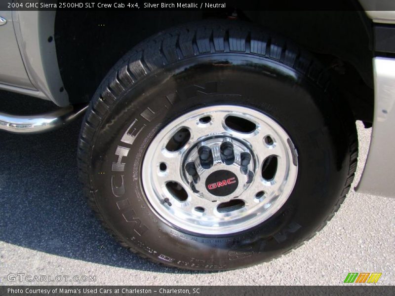 Silver Birch Metallic / Neutral 2004 GMC Sierra 2500HD SLT Crew Cab 4x4