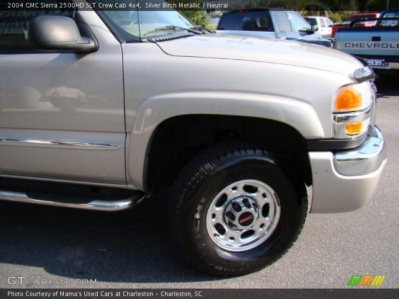 Silver Birch Metallic / Neutral 2004 GMC Sierra 2500HD SLT Crew Cab 4x4