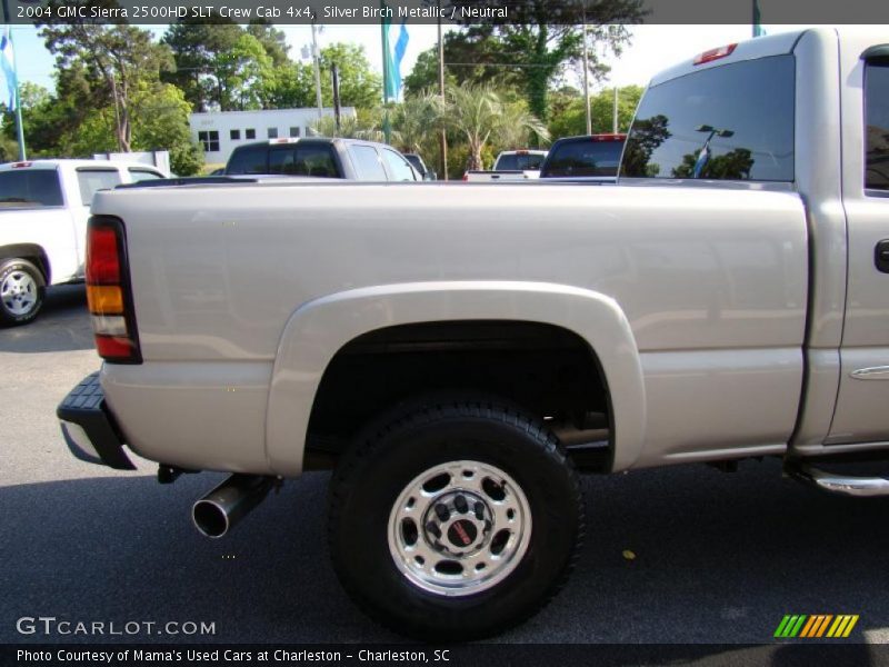Silver Birch Metallic / Neutral 2004 GMC Sierra 2500HD SLT Crew Cab 4x4