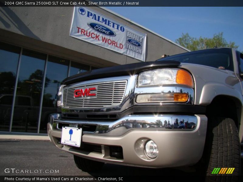 Silver Birch Metallic / Neutral 2004 GMC Sierra 2500HD SLT Crew Cab 4x4