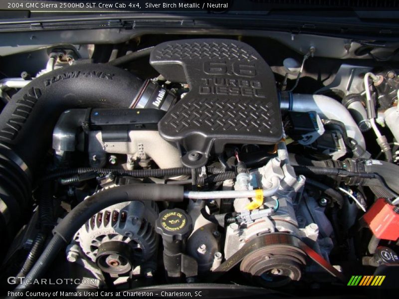 Silver Birch Metallic / Neutral 2004 GMC Sierra 2500HD SLT Crew Cab 4x4