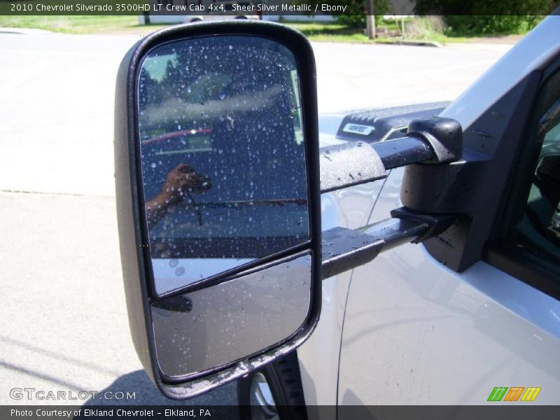 Sheer Silver Metallic / Ebony 2010 Chevrolet Silverado 3500HD LT Crew Cab 4x4