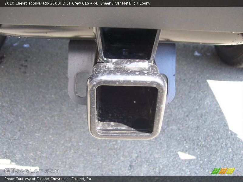 Sheer Silver Metallic / Ebony 2010 Chevrolet Silverado 3500HD LT Crew Cab 4x4