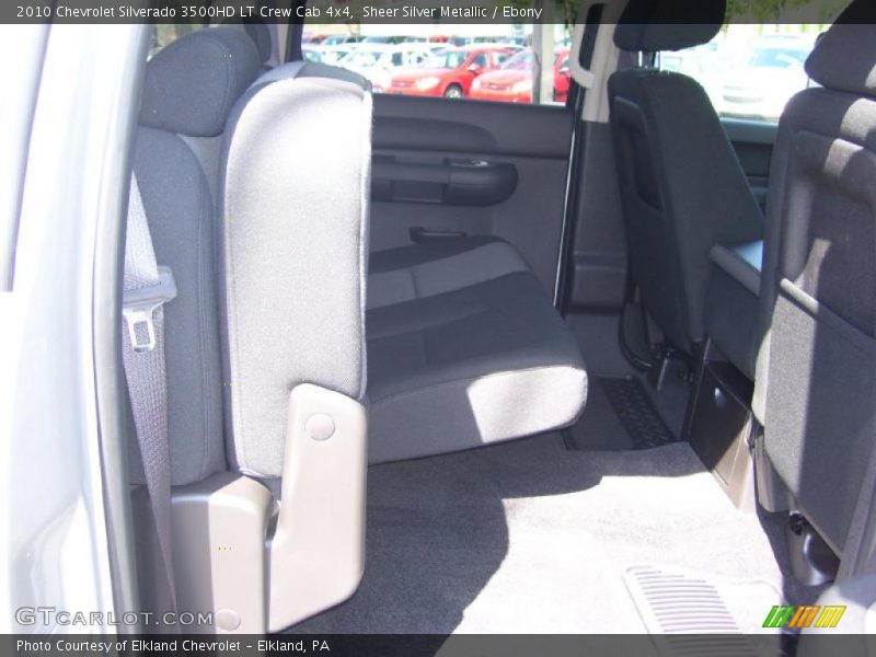 Sheer Silver Metallic / Ebony 2010 Chevrolet Silverado 3500HD LT Crew Cab 4x4