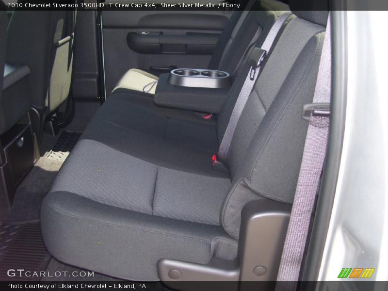 Sheer Silver Metallic / Ebony 2010 Chevrolet Silverado 3500HD LT Crew Cab 4x4