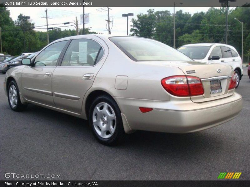 Sandrock Beige / Beige 2001 Infiniti I 30 Sedan