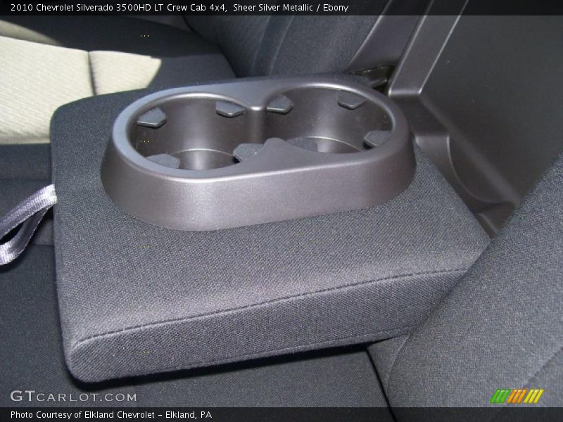 Sheer Silver Metallic / Ebony 2010 Chevrolet Silverado 3500HD LT Crew Cab 4x4