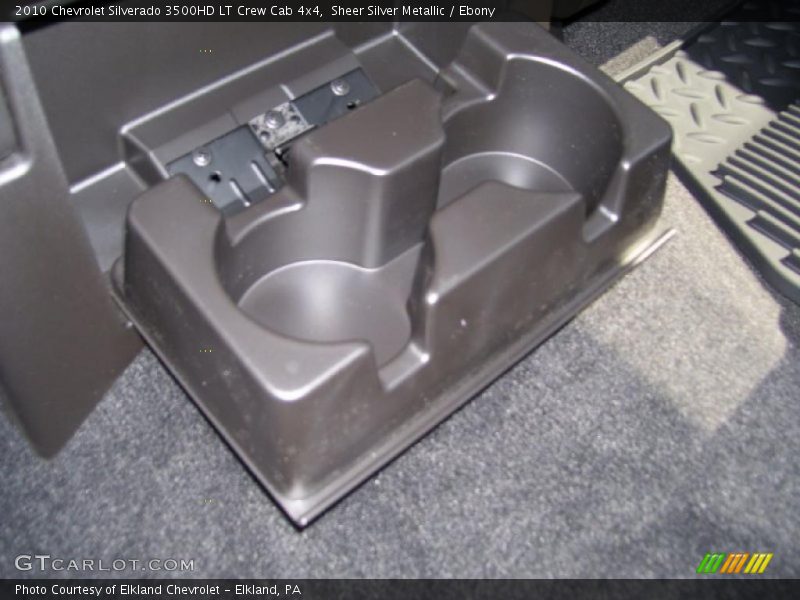 Sheer Silver Metallic / Ebony 2010 Chevrolet Silverado 3500HD LT Crew Cab 4x4