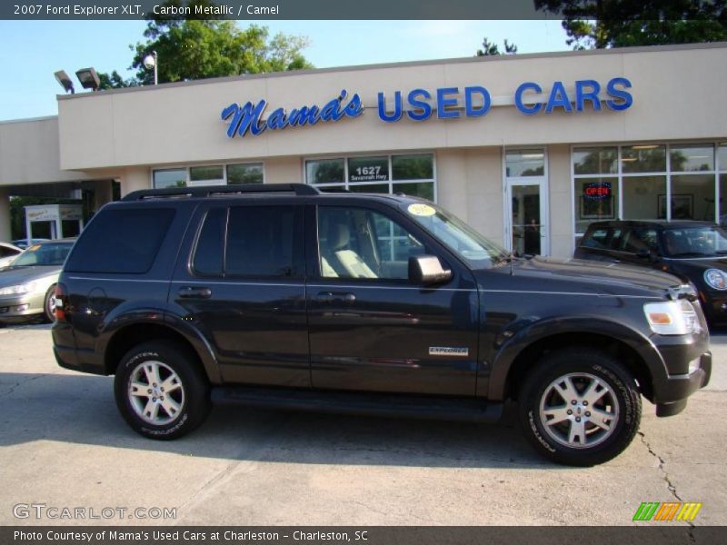 Carbon Metallic / Camel 2007 Ford Explorer XLT