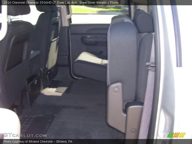 Sheer Silver Metallic / Ebony 2010 Chevrolet Silverado 3500HD LT Crew Cab 4x4