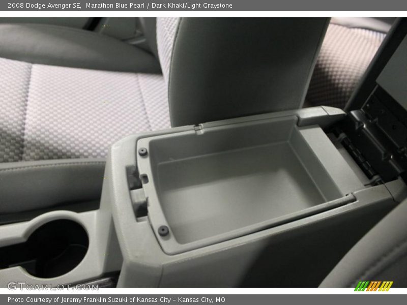 Marathon Blue Pearl / Dark Khaki/Light Graystone 2008 Dodge Avenger SE