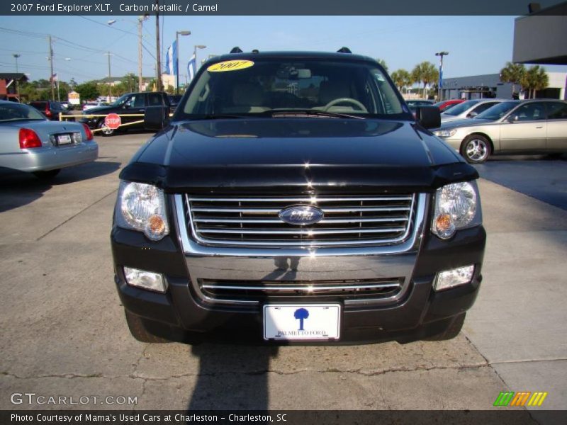 Carbon Metallic / Camel 2007 Ford Explorer XLT