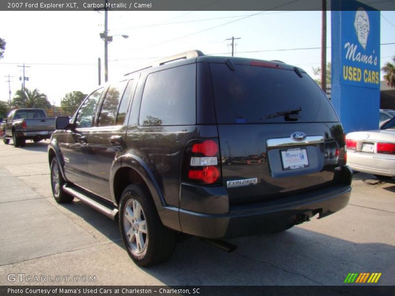 Carbon Metallic / Camel 2007 Ford Explorer XLT