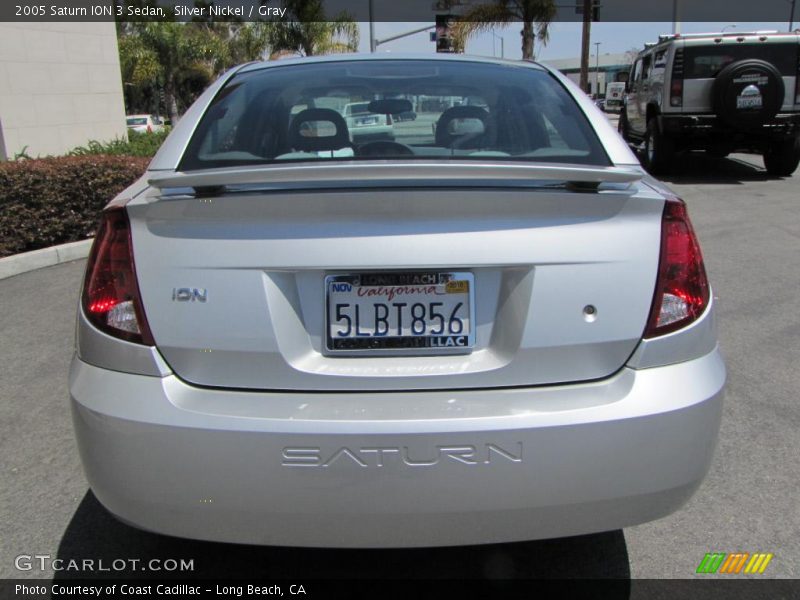 Silver Nickel / Gray 2005 Saturn ION 3 Sedan