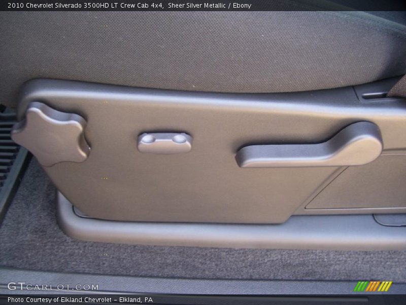Sheer Silver Metallic / Ebony 2010 Chevrolet Silverado 3500HD LT Crew Cab 4x4