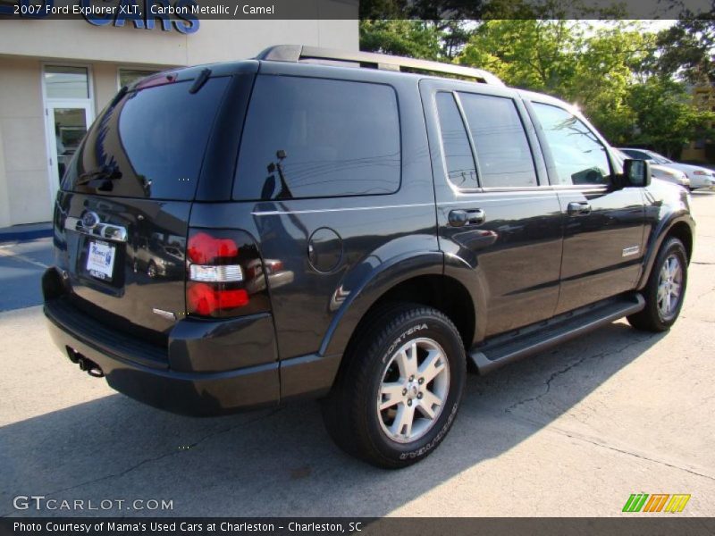 Carbon Metallic / Camel 2007 Ford Explorer XLT