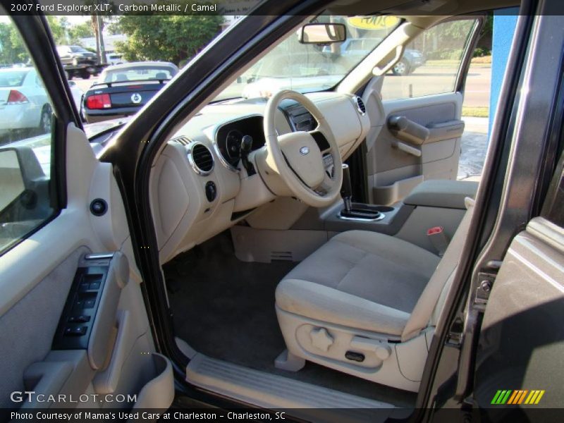 Carbon Metallic / Camel 2007 Ford Explorer XLT