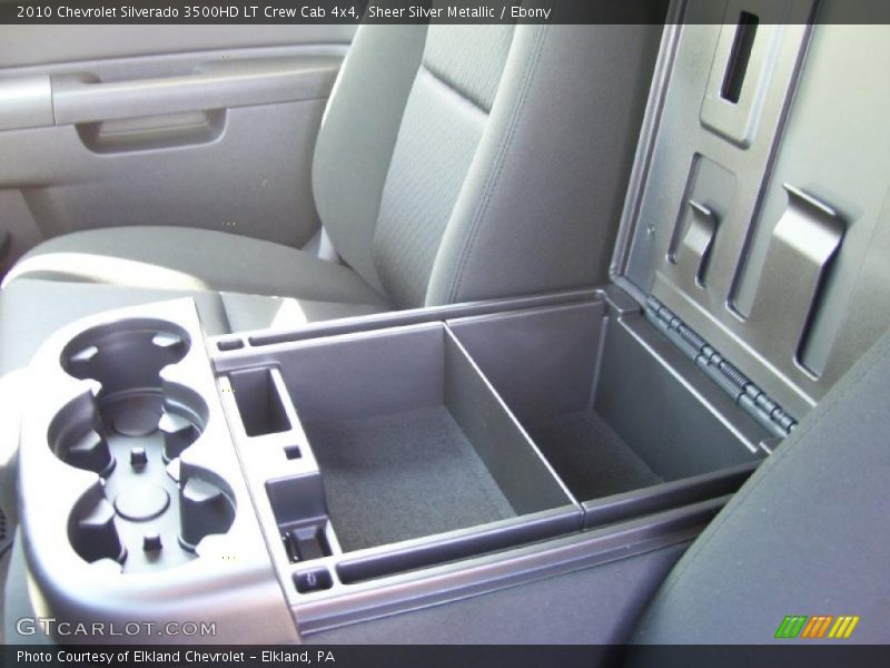 Sheer Silver Metallic / Ebony 2010 Chevrolet Silverado 3500HD LT Crew Cab 4x4