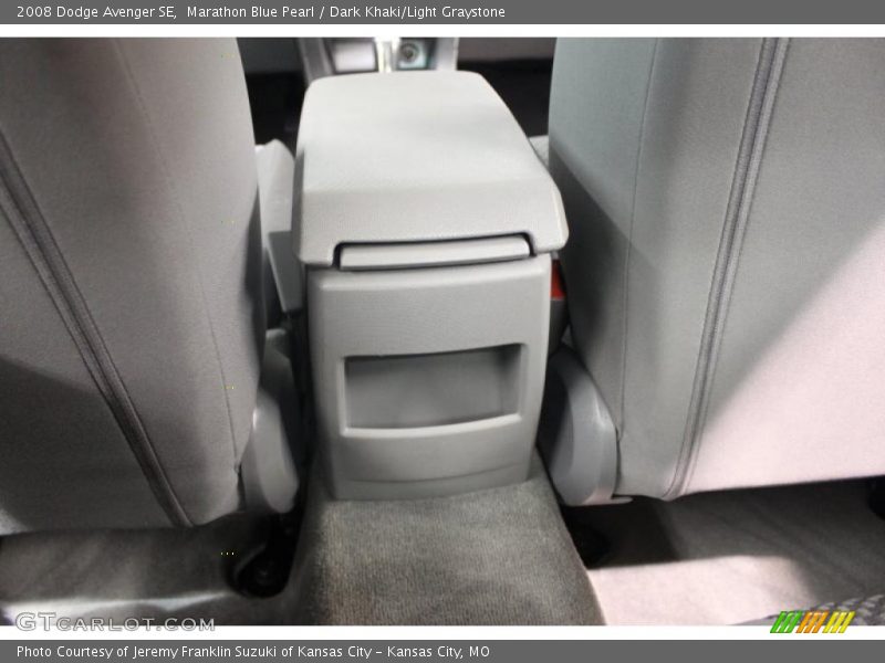 Marathon Blue Pearl / Dark Khaki/Light Graystone 2008 Dodge Avenger SE