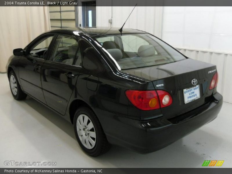 Black / Light Gray 2004 Toyota Corolla LE