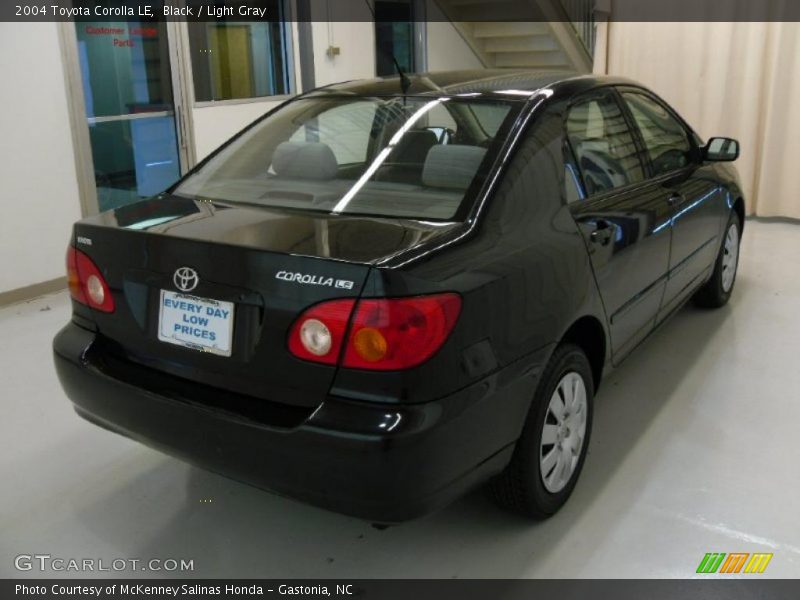 Black / Light Gray 2004 Toyota Corolla LE