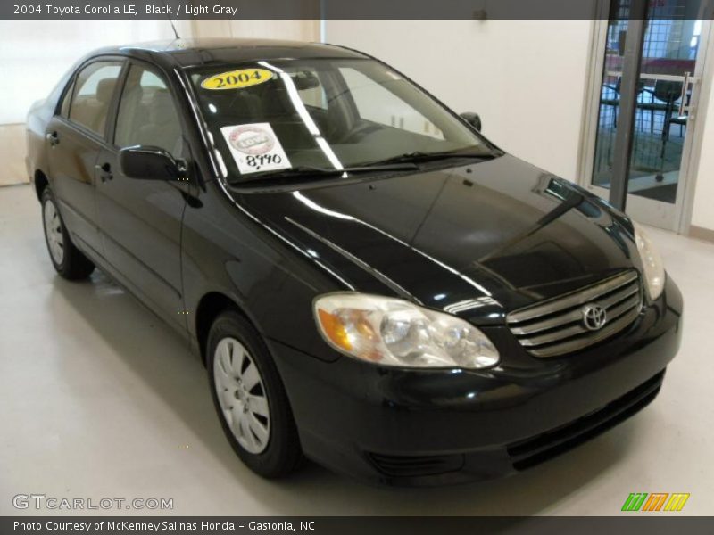 Black / Light Gray 2004 Toyota Corolla LE