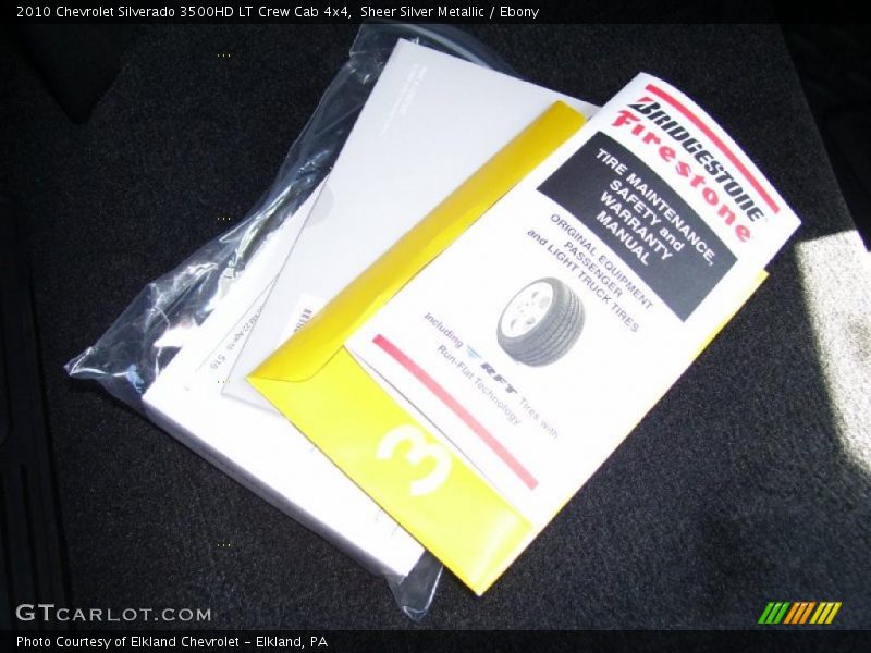Sheer Silver Metallic / Ebony 2010 Chevrolet Silverado 3500HD LT Crew Cab 4x4