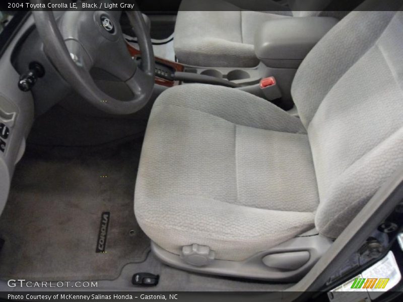 Black / Light Gray 2004 Toyota Corolla LE