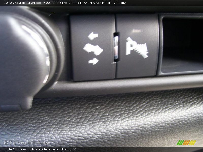 Sheer Silver Metallic / Ebony 2010 Chevrolet Silverado 3500HD LT Crew Cab 4x4