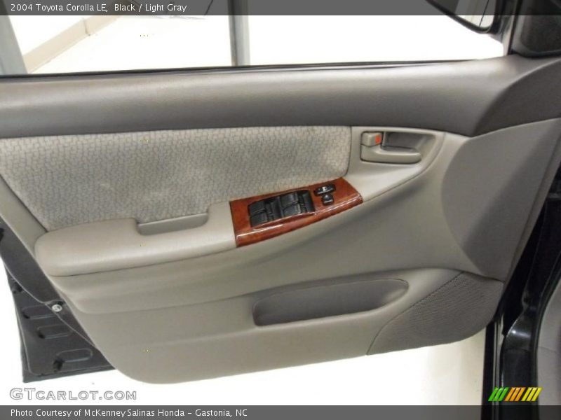 Black / Light Gray 2004 Toyota Corolla LE