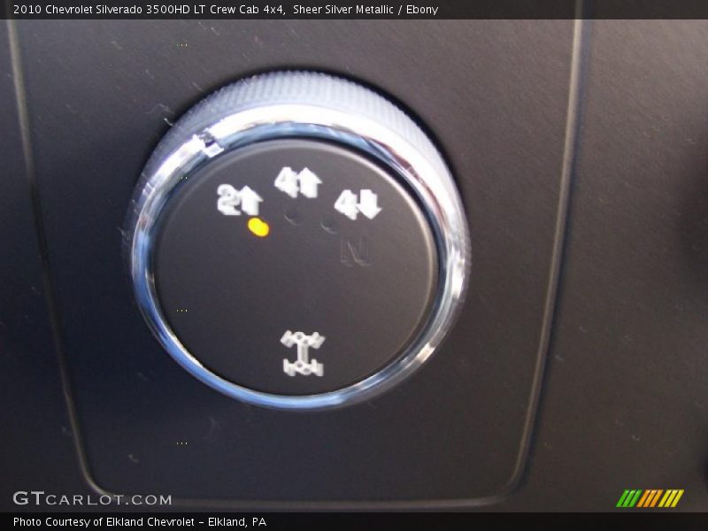 Sheer Silver Metallic / Ebony 2010 Chevrolet Silverado 3500HD LT Crew Cab 4x4