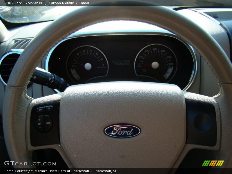 Carbon Metallic / Camel 2007 Ford Explorer XLT