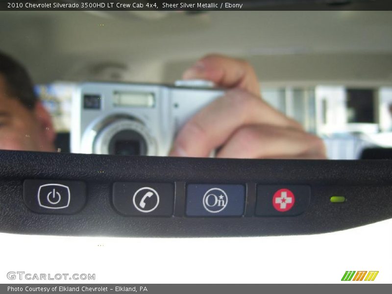 Sheer Silver Metallic / Ebony 2010 Chevrolet Silverado 3500HD LT Crew Cab 4x4
