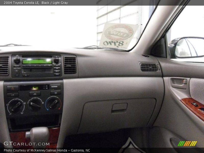 Black / Light Gray 2004 Toyota Corolla LE