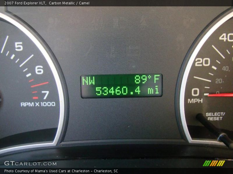 Carbon Metallic / Camel 2007 Ford Explorer XLT