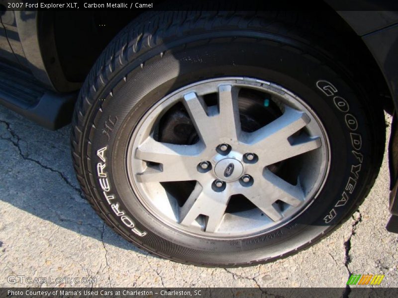 Carbon Metallic / Camel 2007 Ford Explorer XLT
