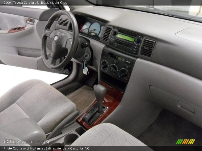 Black / Light Gray 2004 Toyota Corolla LE