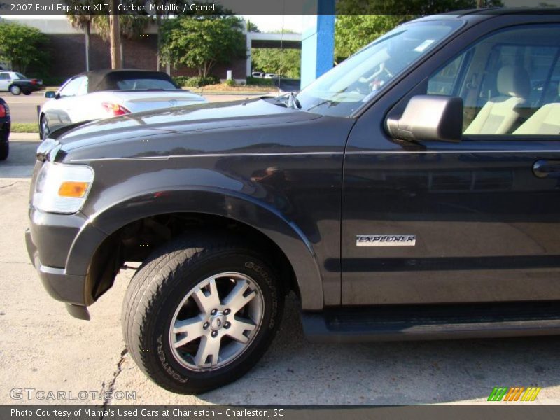 Carbon Metallic / Camel 2007 Ford Explorer XLT