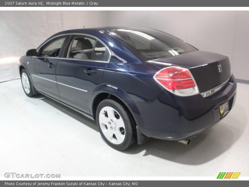 Midnight Blue Metallic / Gray 2007 Saturn Aura XE