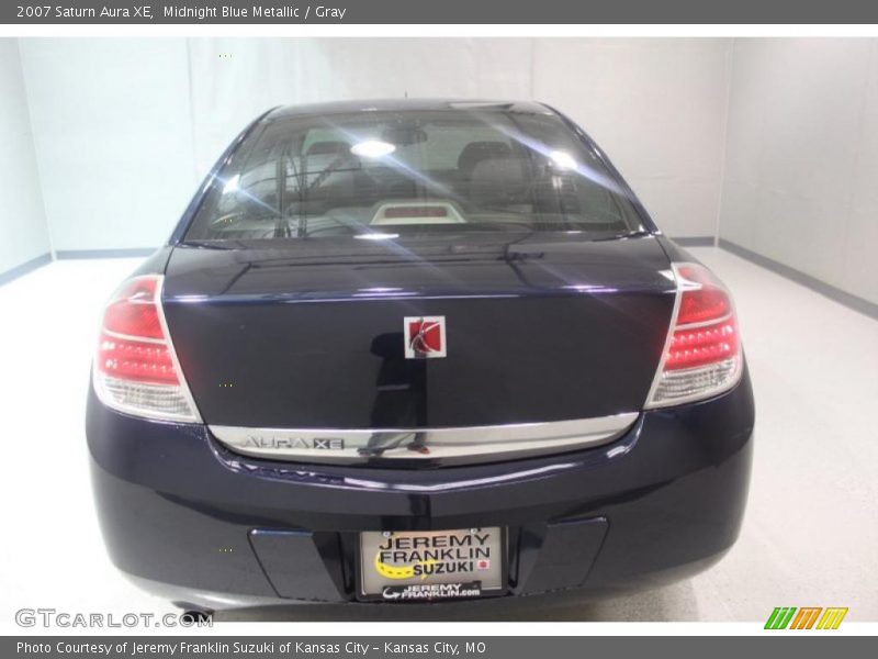Midnight Blue Metallic / Gray 2007 Saturn Aura XE