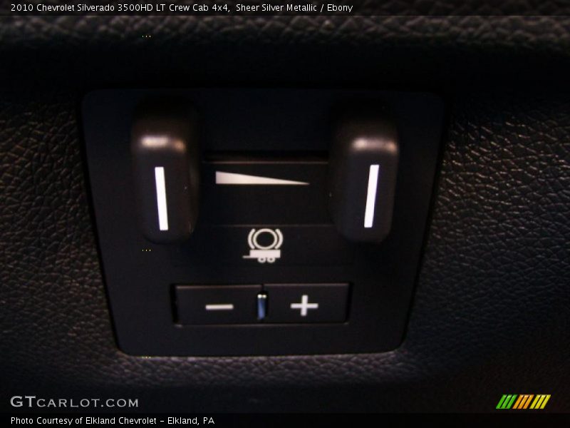 Sheer Silver Metallic / Ebony 2010 Chevrolet Silverado 3500HD LT Crew Cab 4x4