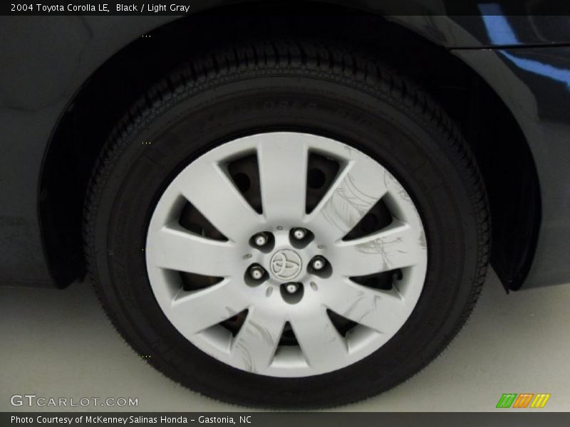 Black / Light Gray 2004 Toyota Corolla LE