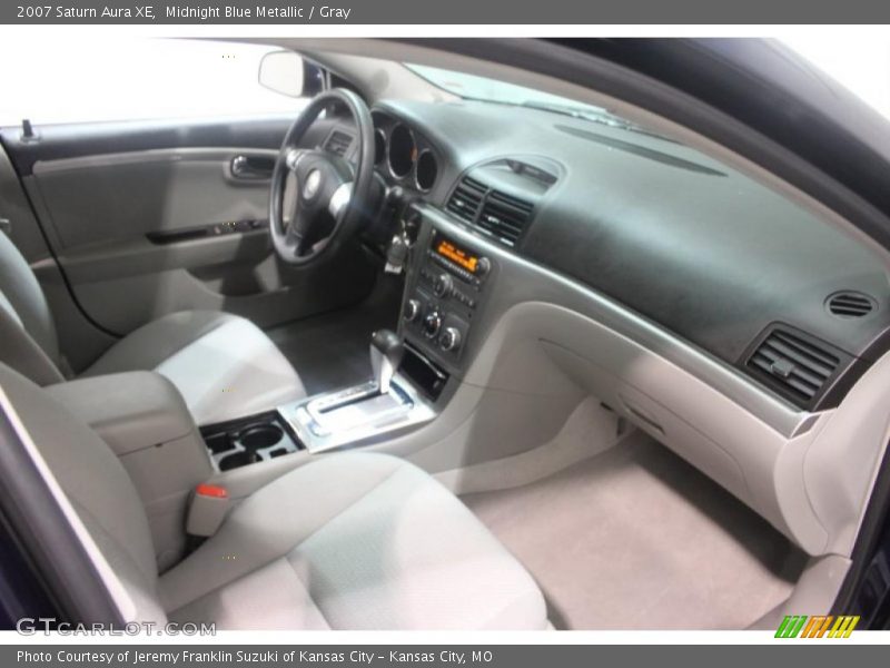 Midnight Blue Metallic / Gray 2007 Saturn Aura XE