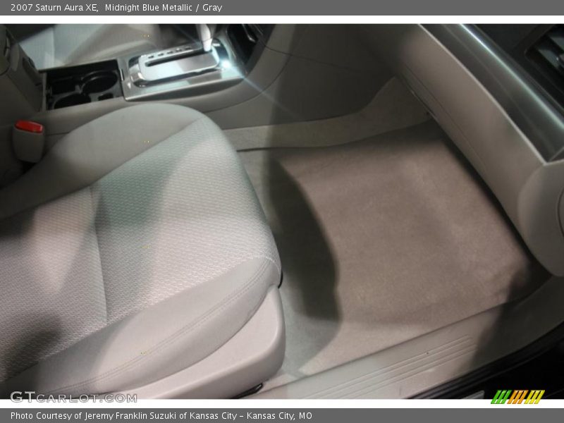 Midnight Blue Metallic / Gray 2007 Saturn Aura XE