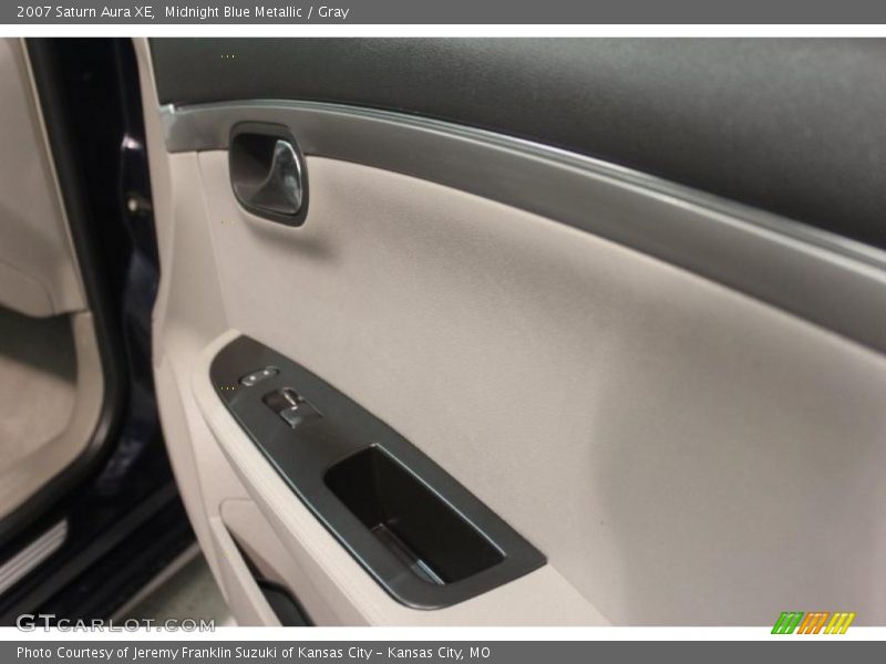 Midnight Blue Metallic / Gray 2007 Saturn Aura XE