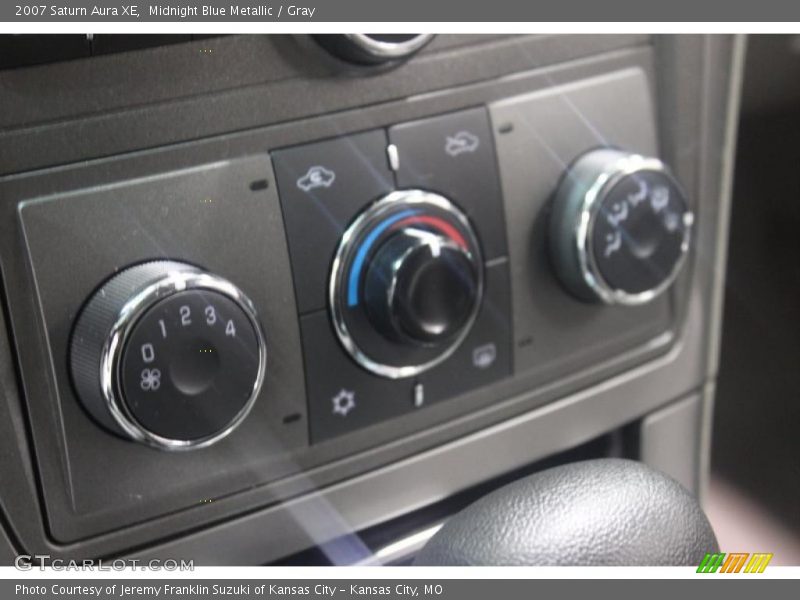 Midnight Blue Metallic / Gray 2007 Saturn Aura XE