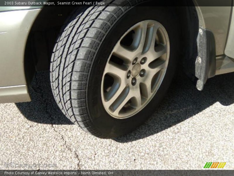 Seamist Green Pearl / Beige 2003 Subaru Outback Wagon