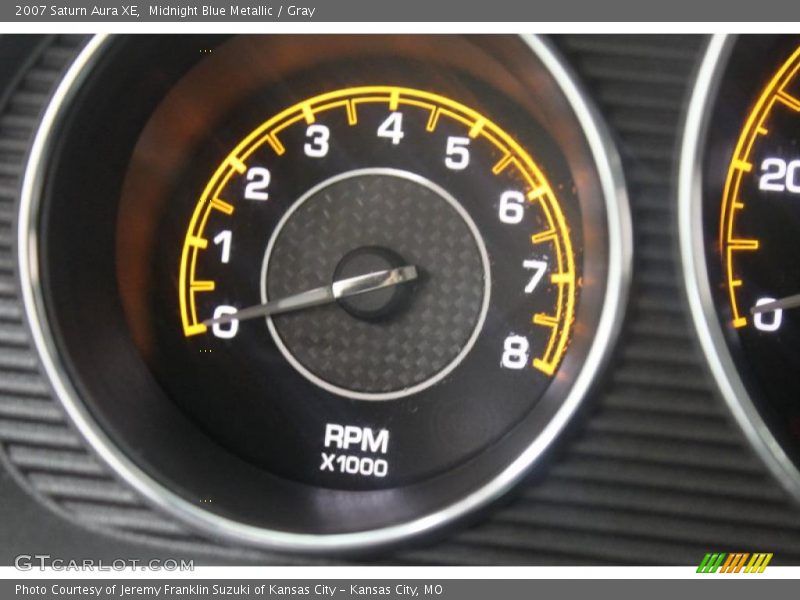 Midnight Blue Metallic / Gray 2007 Saturn Aura XE
