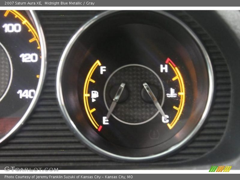 Midnight Blue Metallic / Gray 2007 Saturn Aura XE