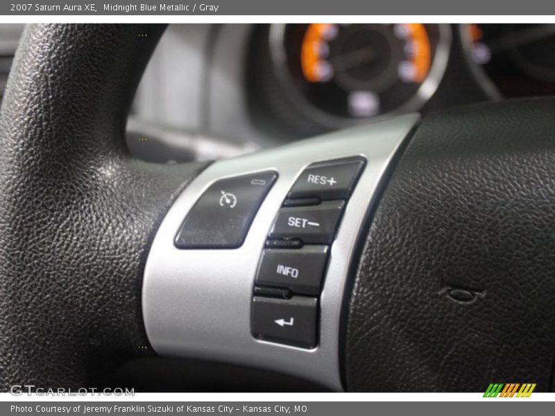 Midnight Blue Metallic / Gray 2007 Saturn Aura XE